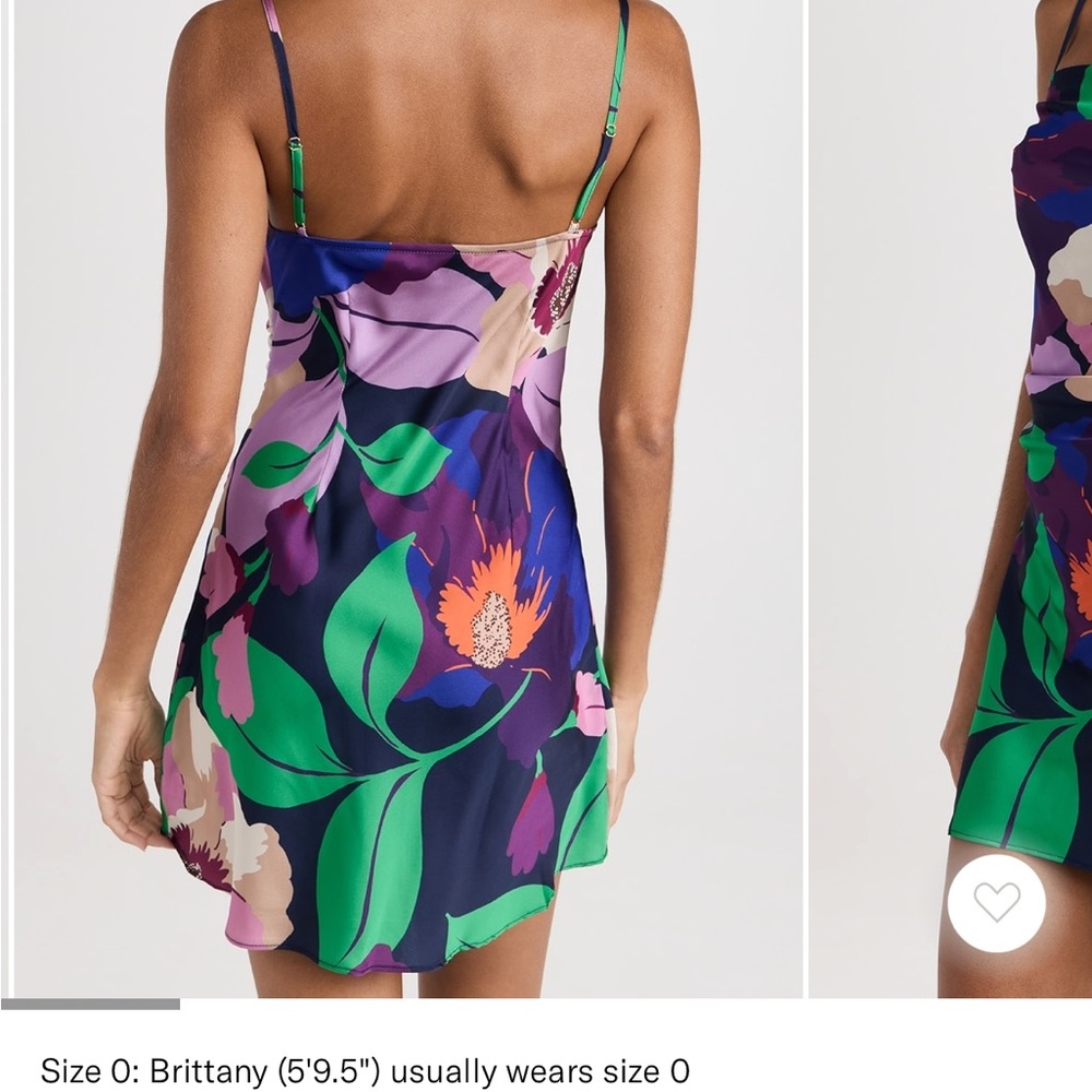 Ramy Brook Logan Mini Dress Spring Navy Cabana Floral Size 8 Resort Luxe - Picture 3 of 6
